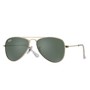 Ray-Ban Accessories - NEW! Ray-Ban Kids Aviator Sunglasses (Gold/Green) Ray-Ban Accessories - NEW! Ray-Ban Kids Aviator Sunglasses (Gold/Green)